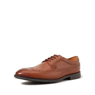 Obrázek Clarks Pánské Ronnie Limit Brogues, Braun British Tan Leather