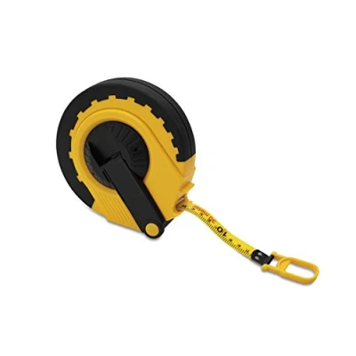 Obrázek AUSONIA 47535 PROFI MASSBAND BANDMAß KAPSELMAßBAND KAPSELMASSBAND 50 M MIT TASCHE, RUTSCHSICHERE SCHUTZHÜLLE, BAND AUS WIDERSTANDSFÄHIGEM FIBERGLAS UND AUFROLLSYSTEM VERSENKBARER KURBEL