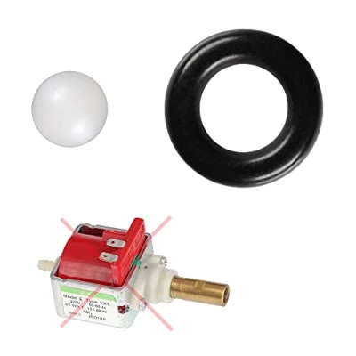 Obrázek Sada pro údržbu těsnění O kroužek + koule čerpadlo Ulka EX5 EP5 EP5GW Hf kompatibilní s Saeco Miele Bosch Siemens Gaggia Tchibo Unold Spidem Melitta Delonghi AEG Dolce Gusto Set 8 od