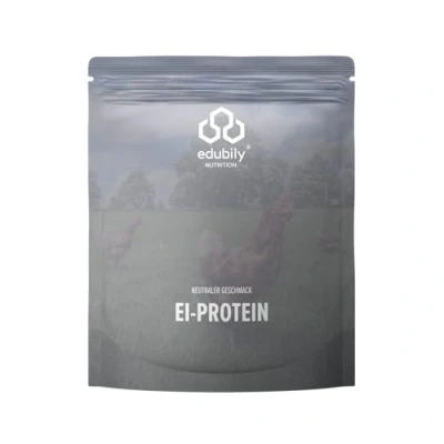Obrázek edubily nutrition® proteinový prášek z bílkovin ve volném výběhu Prémiový bez mléka 750 g (chuťově neutrální)