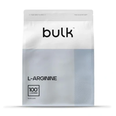 Obrázek Bulk Prášek L arginin, 500 g, 166 porcí, balení se může lišit