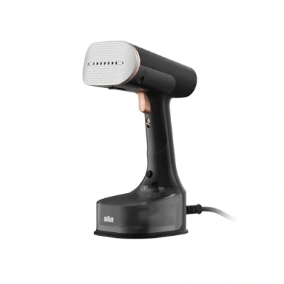 Obrázek Braun Napařovací žehlička QuickStyle 7 GS7077BK, technologie Dual FreeGlide 3D, FastSteam, parní čistič 35 g/min, nádržka na vodu 250 ml, délka kabelu 3 m, připravená za sekund, 1600 W,