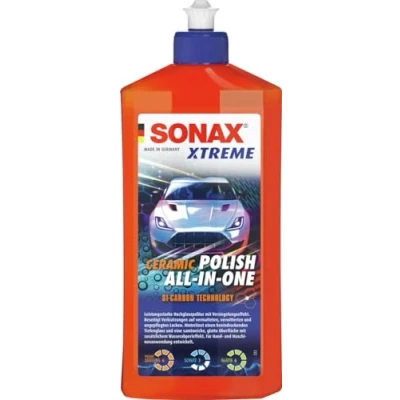 Obrázek SONAX XTREME Ceramic Polish All in One (500 ml) Leštěnka na vozidla odstraňuje škrábance matných, zvětralých a neupravených lacích/výr. č. 02472000