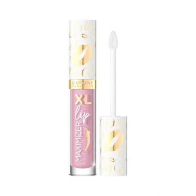 Obrázek Eveline Cosmetics XL Lip Maximizer Plumping Gloss č. 03 Maledivy kyselina hyaluronová, jojobový olej, infuze kapsaicinu veganská receptura, 4,5 ml