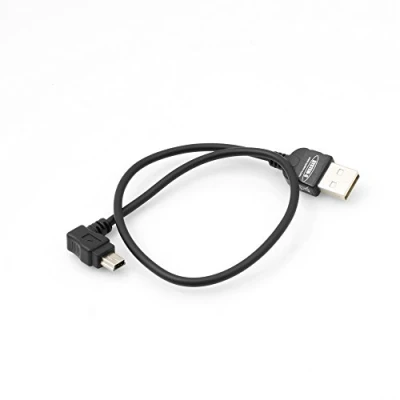 Obrázek System S Mini USB kabel 90 stupňů lomený úhlový konektor datový nabíjecí 30 cm