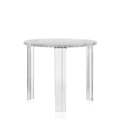 Obrázek Kartell 08502B4 T Table nábytek, šedá/průhledná, 50 x 44 cm