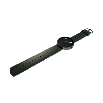 Obrázek Rosendahl Unisex analogové hodinky Quarz se silikonovým řemínkem 43361, černá/černá, Náramek