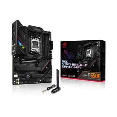 Obrázek ASUS ROG STRIX B650E F GAMING WiFi základní deska patice AMD AM5 (Ryzen 7000, ATX, DDR5 paměť, 12+2 Power Stages, USB 3.2 Gen 2x2 typ C, PCIe 5.0, Q Release, 6E, Aura Sync)