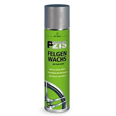 Obrázek DR. WACK P21S vosk na ráfky do auta 400 ml sprej s odperlovací efektem ochrana ráfků pro auto Easy to Clean Effect rychlé čištění vysoce kvalitní péče o