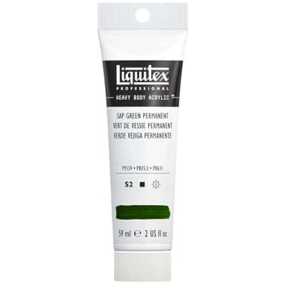 Obrázek Liquitex 1045315 Professional Heavy Body akrylová barva v umělecké kvalitě s vynikající světlostálostí máslové konzistenci, 59 ml tuba šťávově zelená permanentní