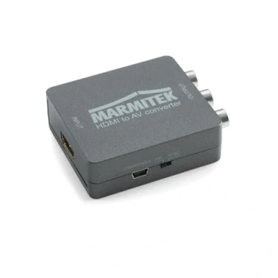 Obrázek Adaptér HDMI na SCART Marmitek Connect HA13 Digital Video konvertor RCA Composite PAL NTSC 1080P Full HD nový AV zdroj se starými televizory není nutný žádný software