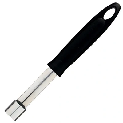 Obrázek KitchenCraft Odpeckovač jablek, hlava z ušlechtilé oceli, 2,5 x 5 25,2 cm, stříbrná/černá