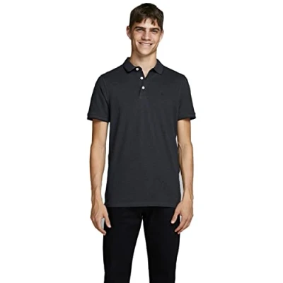 Obrázek Jack &amp; Jones Epaulos SS NOOS Polotričko Dark grey, Muži, Velikost: XL, grey