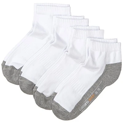 Obrázek camano Sport Quarter BOX 4 PACK Sportovní ponožky, Velikost: 39 42, White