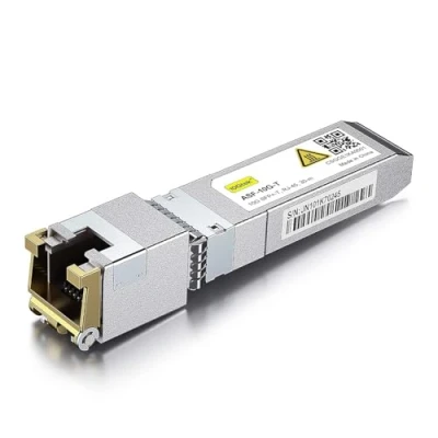Obrázek 10Gb SFP+ na RJ45 Modul 30 metrů, 10GBase T měď CAT.6a Transceiver kompatibilní s Cisco SFP 10G S, Ubiquiti UniFi UF 10G, Mikrotik S+RJ10, Netgear, TP Link, D Link