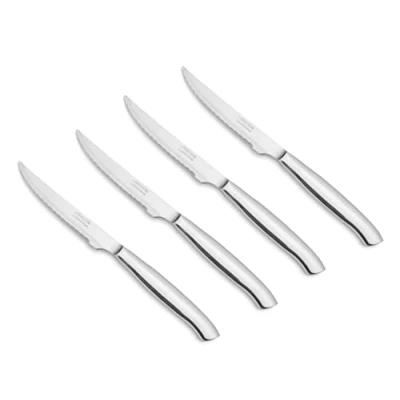 Obrázek Arcos Table nože sada steakových nožů 4 kusy (4 nože) monoblok z jednoho kusu ušlechtilé oceli barva stříbrná