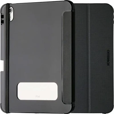Obrázek OtterBox React Folio pouzdro pro iPad 10,9&quot; (10. gen 2022), nárazuvzdorné, ultratenké ochranné pouzdro, testováno podle vojenského standardu, černé