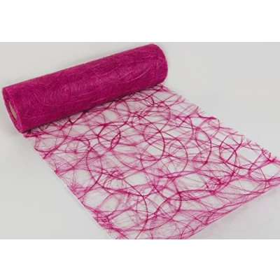Obrázek 25 m x 30 cm Sizoweb® vliesová originální ubrus běhoun na stůl fuchsiová růžová svatbu, liška