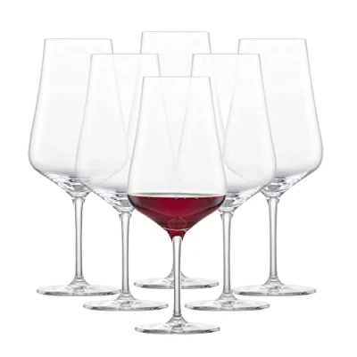 Obrázek SCHOTT ZWIESEL sklenice na červené víno Bordeaux Fine (6dílná sada), stylové víno, tritanové křišťálové vhodné do myčky, Made in Germany (výr. č. 113767)
