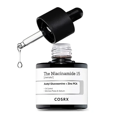 Obrázek COSRX Niacinamide 15% obličejové sérum, zmenšuje zvětšené póry, zklidňuje zarudnutí, korekční ošetření zbarvení, 20 ml, nebylo testováno na zvířatech, korejská péče