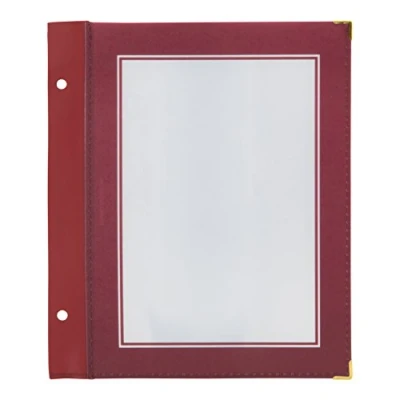 Obrázek Securit Wood Range A5 vložky do menu pro oboustrannou 5dílnou sadu, vínově červená