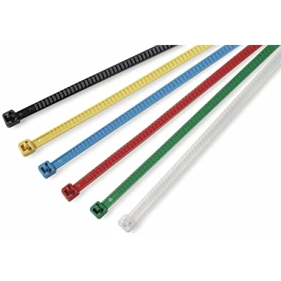 Obrázek HellermannTyton Set von 25 grünen wiederverwendbaren Kabelbindern 195x4,7mm PA66