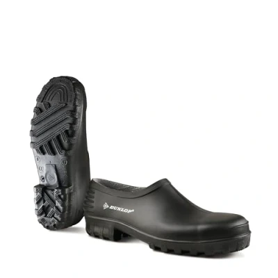 Obrázek Dunlop Unisex Dospělí MonoColour Wellie Shoe Clogs, černá (Zwart 00), 40 EU, barva Zwart 00, EU