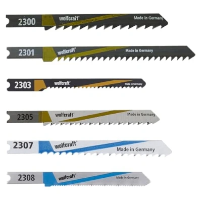 Obrázek Wolfcraft 2356000 sada listů do přímočaré pily, 10dílná sada, velikost U