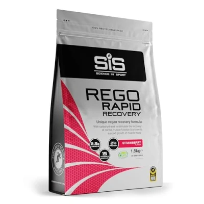 Obrázek Science in Sport Rego Rapid Recovery prášek 1,5 kg čokolády veganský regenerační nápojový se sacharidy, proteiny, elektrolyty, vitamíny a minerály, podporuje efektivní trénink