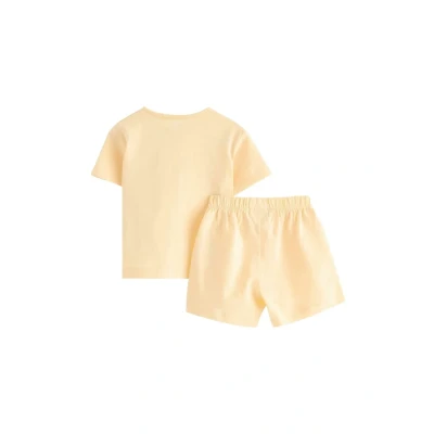 Obrázek Lindex SET Jednoduché tričko pro děti, Velikost: 86, Light yellow