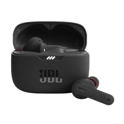 Obrázek JBL Tune 235 NC, True Wireless Noise Cancelling Bluetooth sluchátka do uší s výdrží baterie 48 hodin, IP54 odolná proti vodě a prachu, komfortní design Stick Closed, černá
