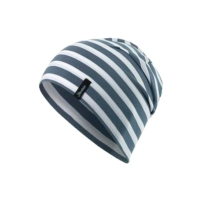 Obrázek Sterntaler Baby chlapecká čepice Slouch Beanie, Šedá (šedomodrá 537), 45