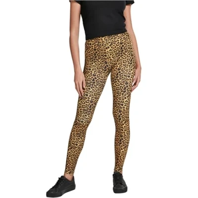 Obrázek Urban Classics Ladies Pattern Leggings Legíny, Ženy, Velikost: XL, Leo