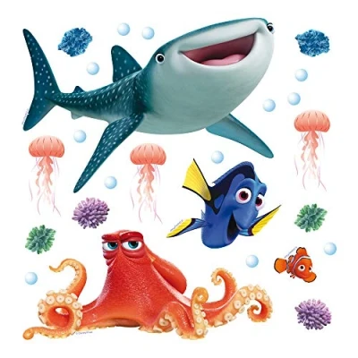 Obrázek AG Design Disney Findet Dory nálepka na zeď, PVC fólie (bez ftalátů), vícebarevná, 30 x cm