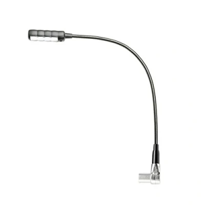Obrázek Adam Hall Stands SLED 1 závitový 4pólový XLR lampa s husím krkem se 4 COB LED černá