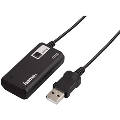 Obrázek Hama Bluetooth audio vysílač Twin (adaptér přijímače pro současný přenos na 2 sluchátka nebo reproduktory, bezdrátové BT dovybavení)