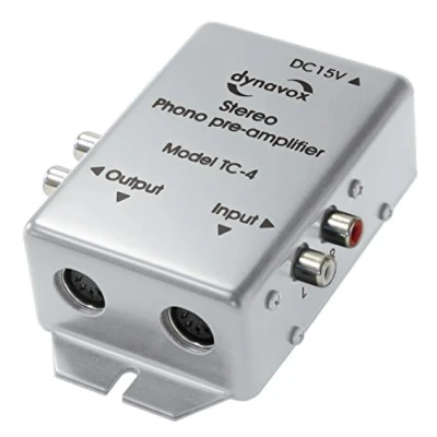 Obrázek Dynavox TC 4 Phono předzesilovačem Stříbrná