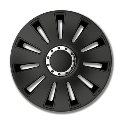 Obrázek Ozdobné clony/kryty kol 531614 Silverstone Pro Black 14 palců