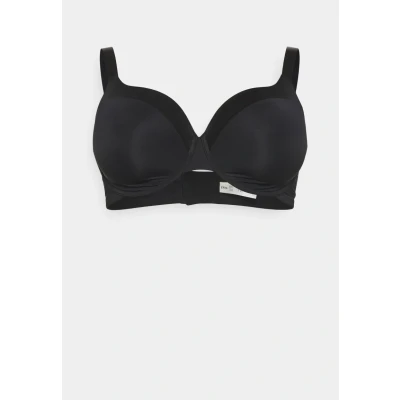Obrázek Lindex BRA Dahlia MATT Shiny PLUS Podprsenka s kosticemi, Ženy, Velikost: 90A, Black