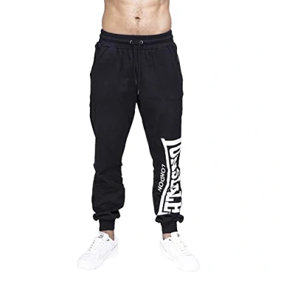 Obrázek Lonsdale Jogging Normale Passform LOGO Teplákové kalhoty, Muži, Velikost: 4XL, Black