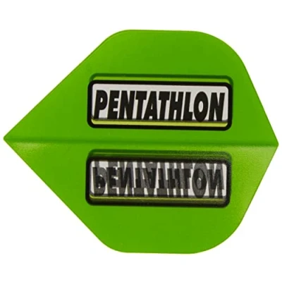Obrázek abcdarts Unisex Pentatlon Classic Dart Flights, limetková zelená, klasická EU