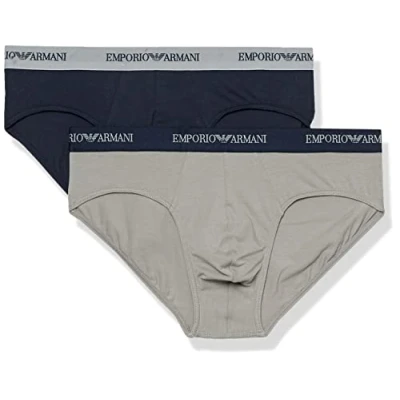 Obrázek Emporio Armani Pánské 111321cc717 kalhotky, černé, XL EU, Grey/Marine