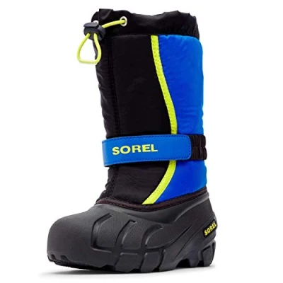 Obrázek Sorel Youth Flurry Zimní obuv pro děti, Velikost: 29, Black/super blue boty