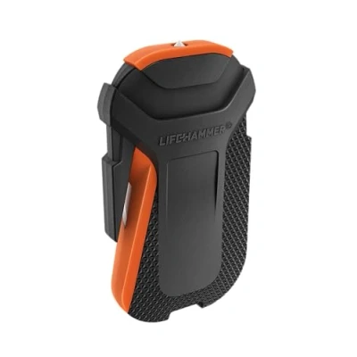 Obrázek Lifehammer SMART Automatické nouzové kladivo pro auto s řezačem pásů a protiskluzovou rukojetí Integrovaný řezač Ultra tvrdá keramická kladívková hlava zničí autosklo