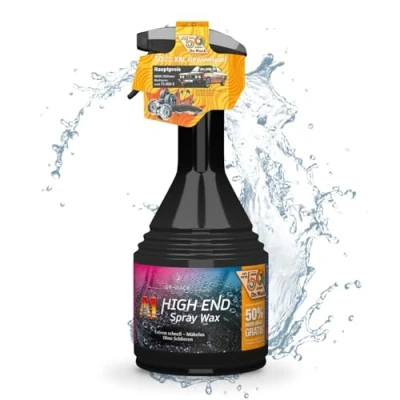 Obrázek DR. WACK A1 HIGH END Spray Wax 750 ml (o 50 % více obsahu zdarma) limitovaná edice vosk na auto s efektem odperlení Stříkací pro ochranu laku a lesk Automatické ošetření vysoce
