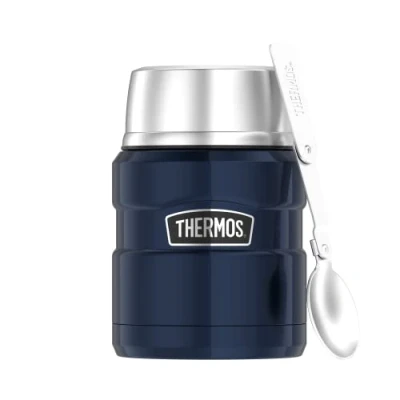 Obrázek nerezová nádoba na jídlo Thermos King, 0,47 l, ocel, 9,3 x 14,2 cm