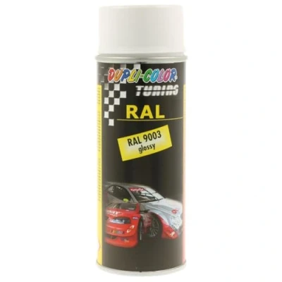 Obrázek DUPLI COLOR 238260 SPRAY PAINT RAL 9003 lesklý 400 ml