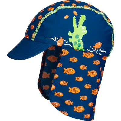 Obrázek Playshoes Pokrývka hlavy Unisex děti, krokodýl, 51, krokodýl