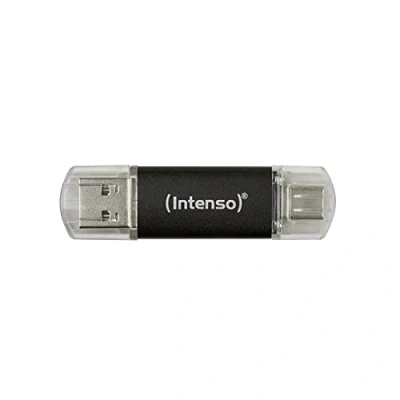 Obrázek Intenso Twist Line 256 GB, Dual USB flash disk 3.2 Gen 1x1, C a A, 70 MB/s, antracit