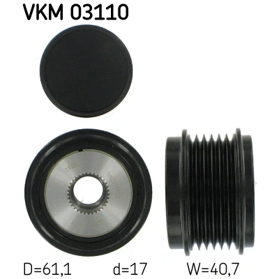 Obrázek SKF VKM 03110 generátor volnoběh